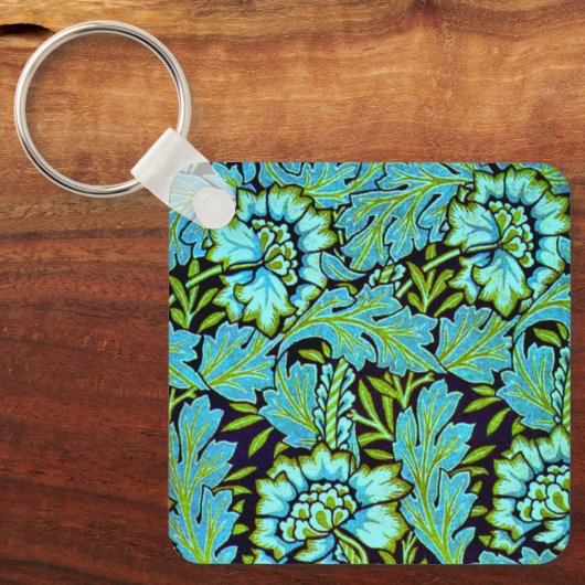 Porte-clés Motif d'Anemone par William Morris, (Recto)