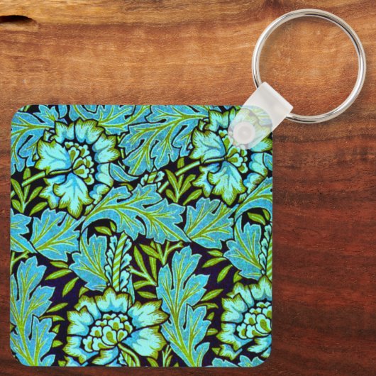 Porte-clés Motif d'Anemone par William Morris, (Verso)