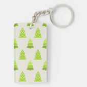 Porte-clés motif d'arbre de Noël (Dos)