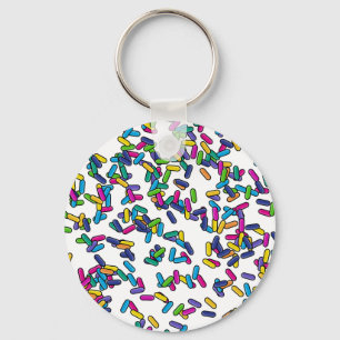Porte-clés Motif d'arrosage éparpillé