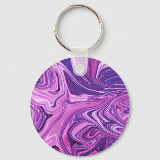 Porte-clés Motif d'art Galaxy (Recto)