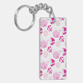 Porte-clés Motif De Baleines, Beaux Baleines, Baleines Roses (Devant gauche)