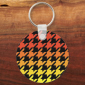 Porte-clés Motif de base orange rouge (Recto)