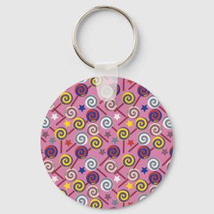 Porte-clés Motif de bonbons Motif de sucettes sucette 7