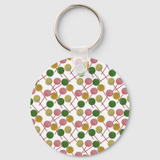 Porte-clés Motif de bonbons | motif Lollies | lollipop 24 (Recto)
