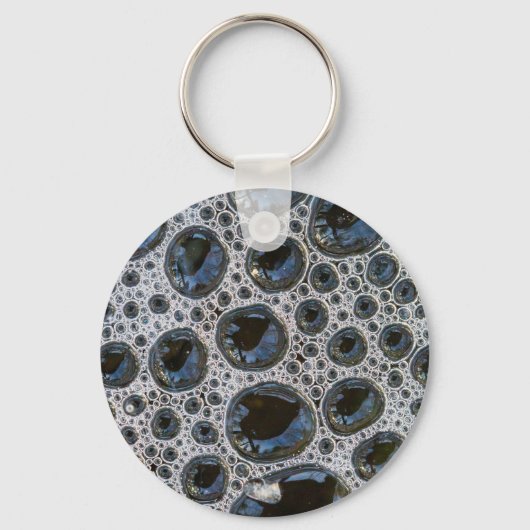 Porte-clés Motif de bulle abstrait (Recto)