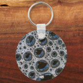 Porte-clés Motif de bulle d'anstraction (Recto)