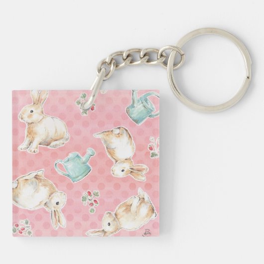 Porte-clés Motif de Bunnies Springtime (Dos)