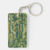 Porte-clés Motif de camouflage d'écorce d'arbre (Dos)