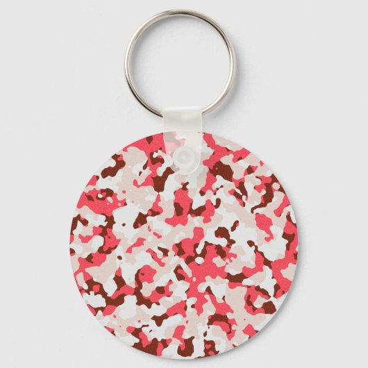 Porte-clés Motif de camouflage rouge (Recto)