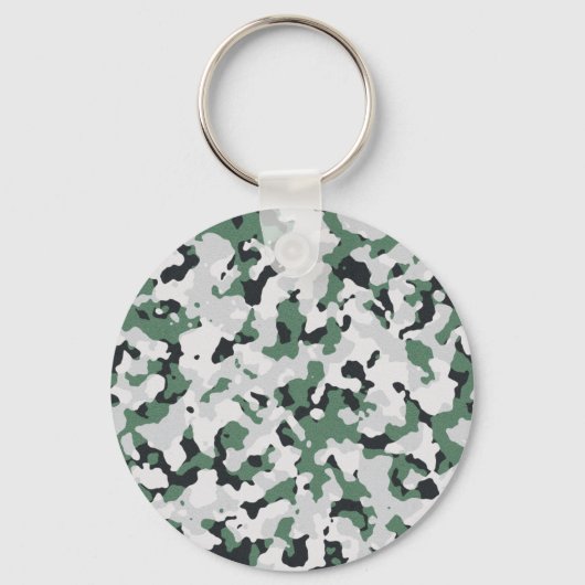 Porte-clés Motif de camouflage vert (Recto)