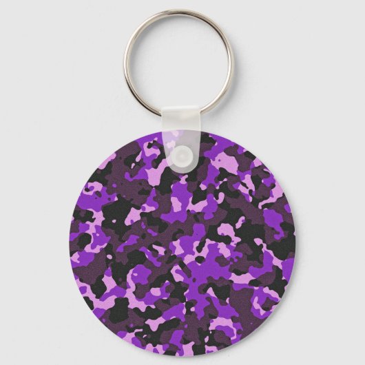 Porte-clés Motif de camouflage violet (Recto)