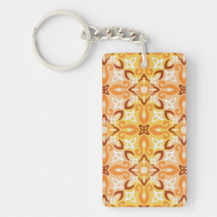 Porte-clés Motif de carreaux en céramique