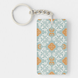 Porte-clés Motif de carreaux en céramique