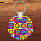Porte-clés motif de cercles (Recto)