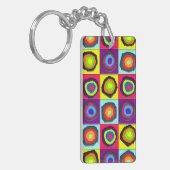 Porte-clés Motif de Cercles Colorés (Devant gauche)