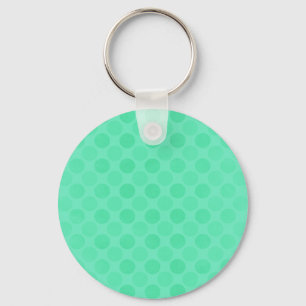 Porte-clés Motif de cercles verts rétrogrades