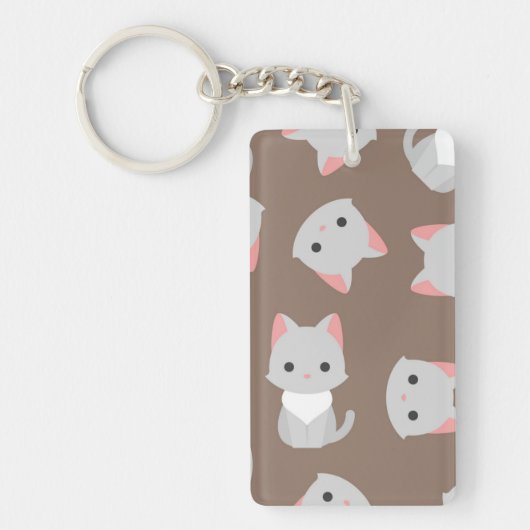 Porte-clés Motif de chat (Devant)