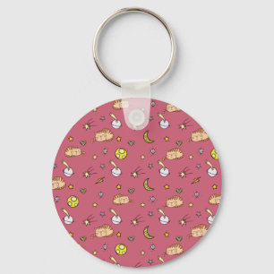 Porte-clés Motif de chat spatial mignon – Chaton cosmique ado