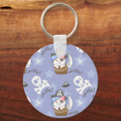 Porte-clés Motif de chaton pirate mignon (Recto)
