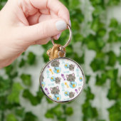 Porte-clés Motif De Chats, Chats Mignons, Chatons, Poisson (Main)