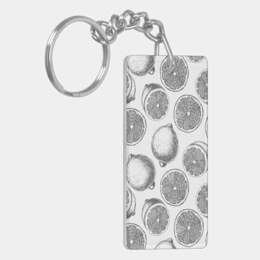 Porte-clés Motif de citron à main (Devant gauche)