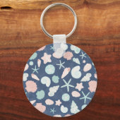 Porte-clés motif de coquillages (Recto)