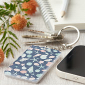 Porte-clés motif de coquillages (Devant droit)
