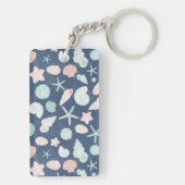 Porte-clés motif de coquillages (Dos)
