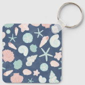 Porte-clés motif de coquillages (Dos)