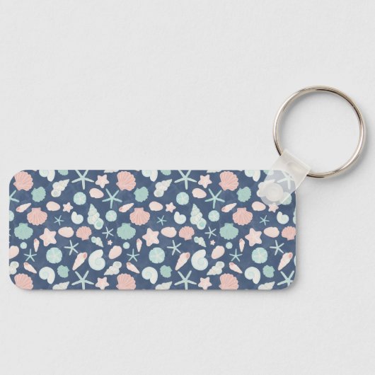 Porte-clés motif de coquillages (Recto)