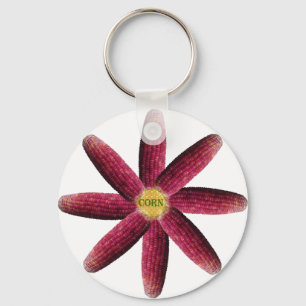 Porte-clés Motif de Corne rouge