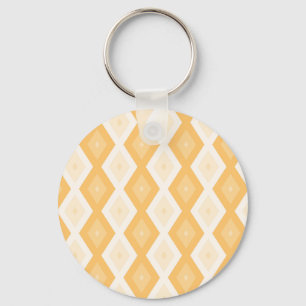 Porte-clés Motif de diamant jaune