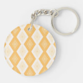 Porte-clés Motif de diamant jaune (Dos)