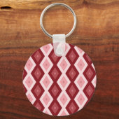 Porte-clés Motif de diamants rouges (Recto)