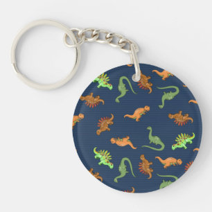 Porte-clés Motif de dinosaures mignons