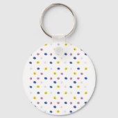 Porte-clés Motif de diverses orchidées (Recto)