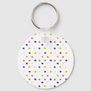 Porte-clés Motif de diverses orchidées