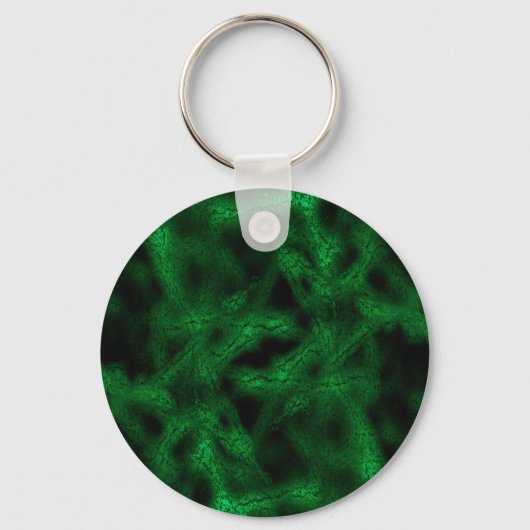 Porte-clés Motif de fantaisie verte (Recto)