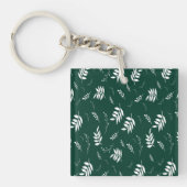 Porte-clés motif de feuille (Devant)