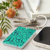 Porte-clés Motif de feuilles (Devant droit)
