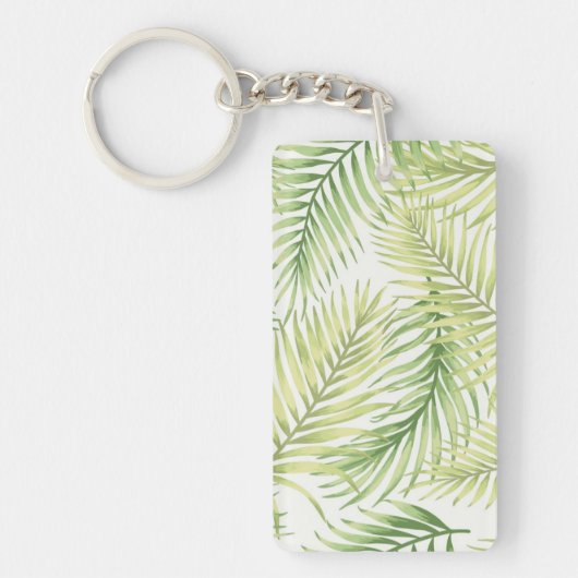 Porte-clés Motif de feuilles (Devant)