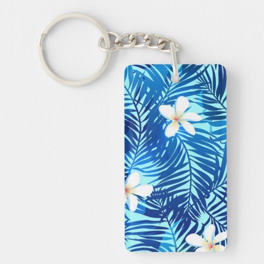 Porte-clés Motif de feuilles (Devant)