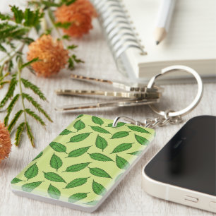 Porte-clés Motif De Feuilles, Motif De Feuilles, Feuilles De 