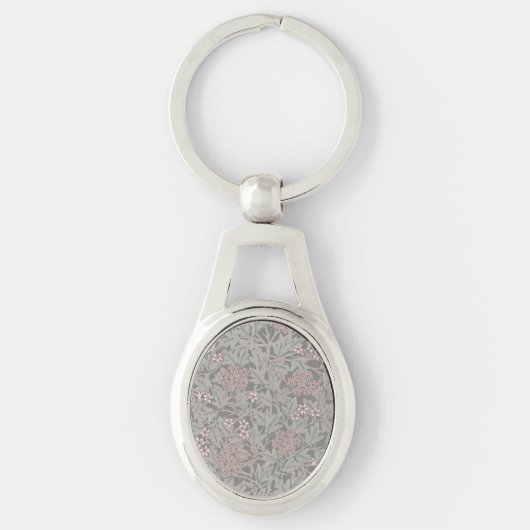 Porte-clés Motif de fleur de jasmin de William Morris (Devant)
