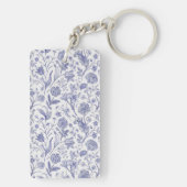 Porte-clés Motif de fleurs (Dos)