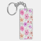 Porte-clés Motif de fleurs (Devant gauche)