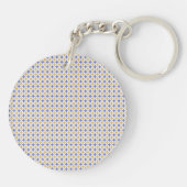 Porte-clés Motif de fleurs (Dos)