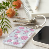 Porte-clés Motif de fleurs (Devant droit)