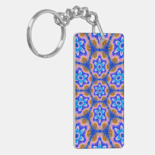 Porte-clés Motif de fleurs de fleur mignonne